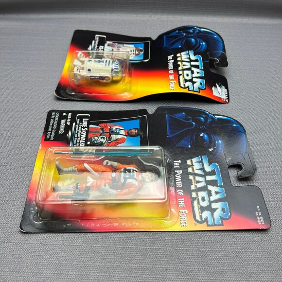 Kenner 1995 Star Wars The Power o/t Force Luke Skywalker & R2-D2 - Picture 6 of 6